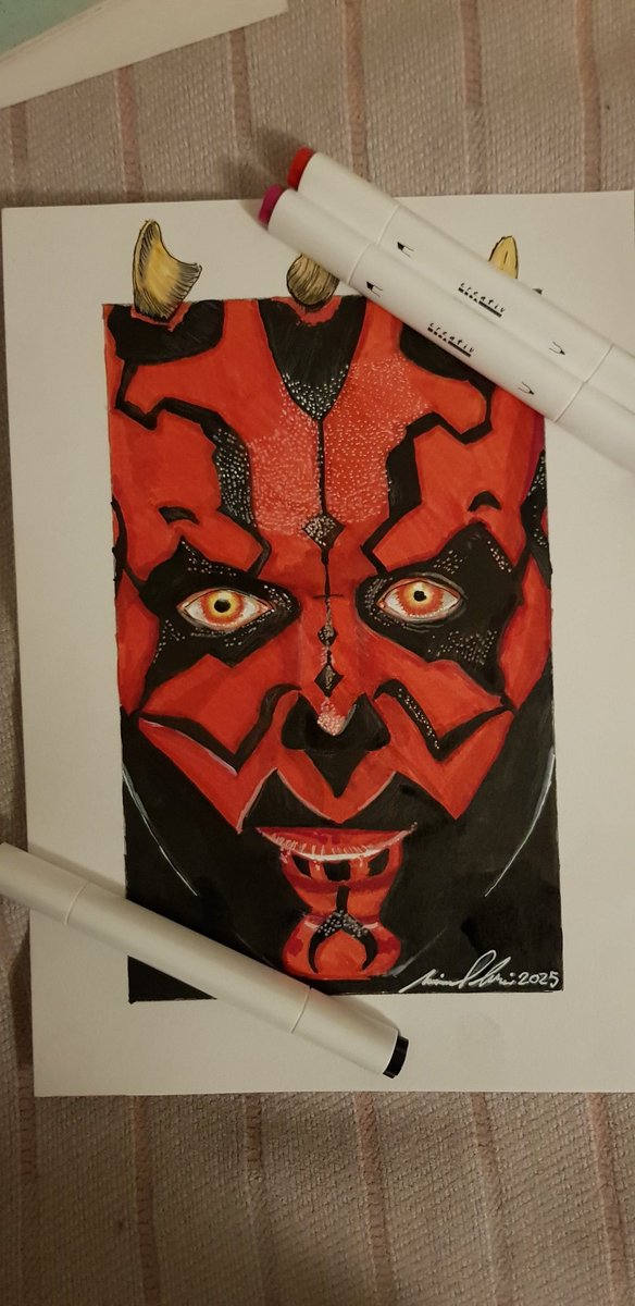 My art. Darth Maul <a href="/starwars/">Star Wars</a> #darthmaul #myart #StarWars #Disney #gävle #skutskär #ArtMarketG