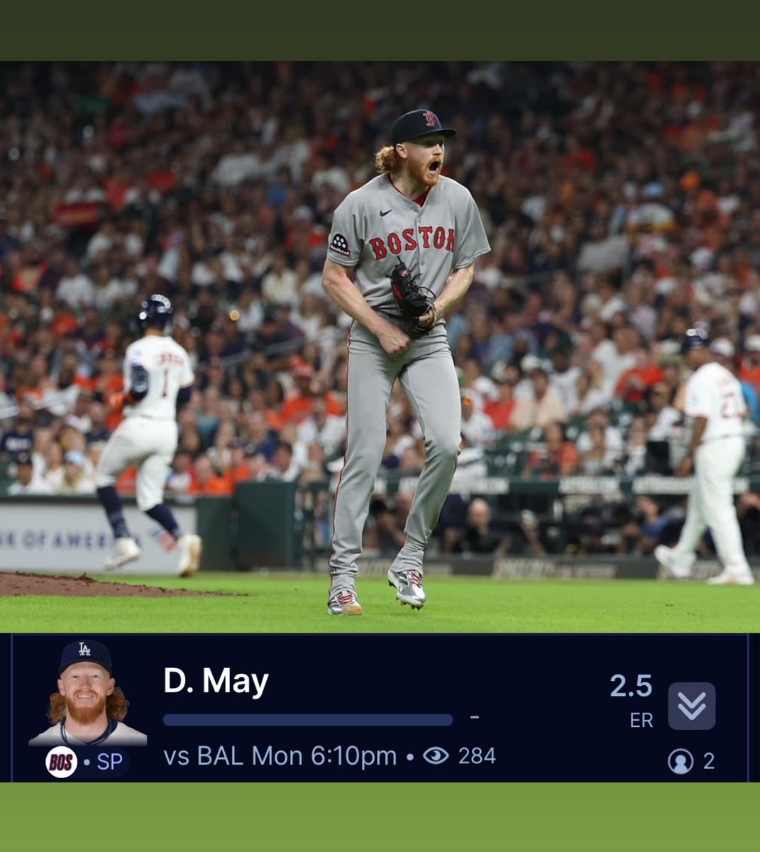4everBROKEYGG's tweet image. D. MAY U 2.5 ER (-155) 
4th POTD 
#GG #Freeprop