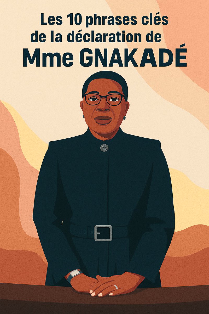 Sentinelletogo's tweet photo. #Togo : 

Dix phrases clés à retenir de la dernière déclaration de Mme Gnakadé #Thread 

#FreeTogo https://t.co/L8hD5aHTI7