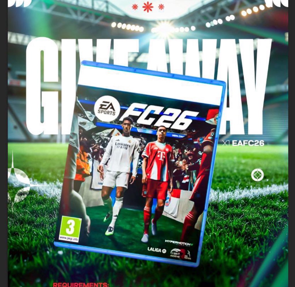 🚨GIVEAWAY🚨 FC 26 Ultimate Edition🔥

-To join:

• Retweet 🔁 + Like 🤍
• Follow me <a href="/KillerFutCoins/">Killer Fut Coins & WL Service</a> ✅️
• Comment on your platform🎮

#EAFC | #EAFC26 | #FC26