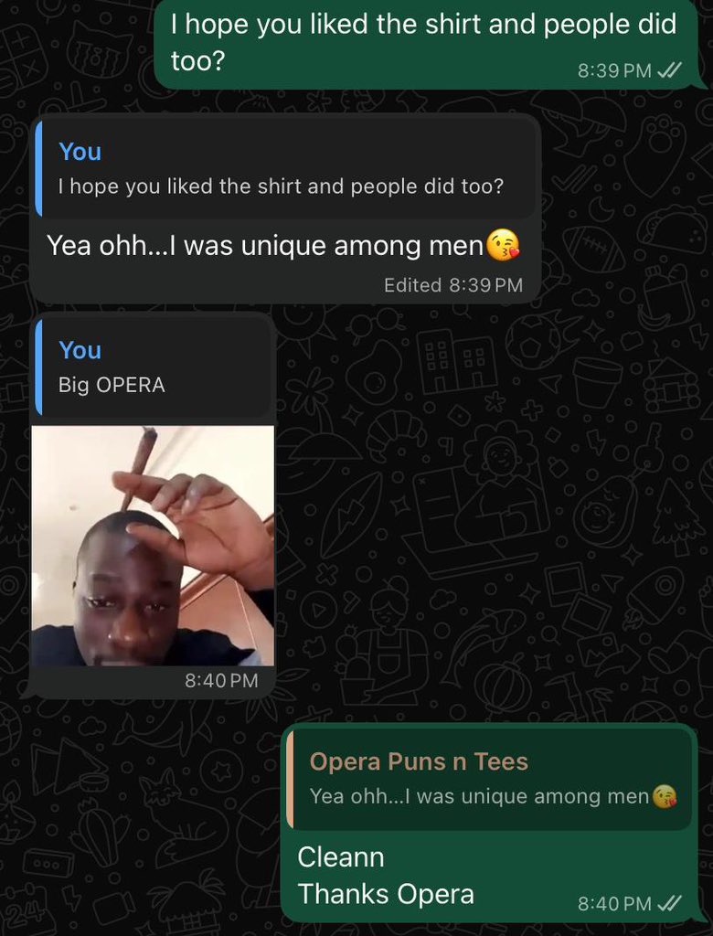 This is what it’s all about. ✨ When we decided to reinvent the sign-out tee, we wanted to create something truly special.

Swipe to see how we're doing, according to you!