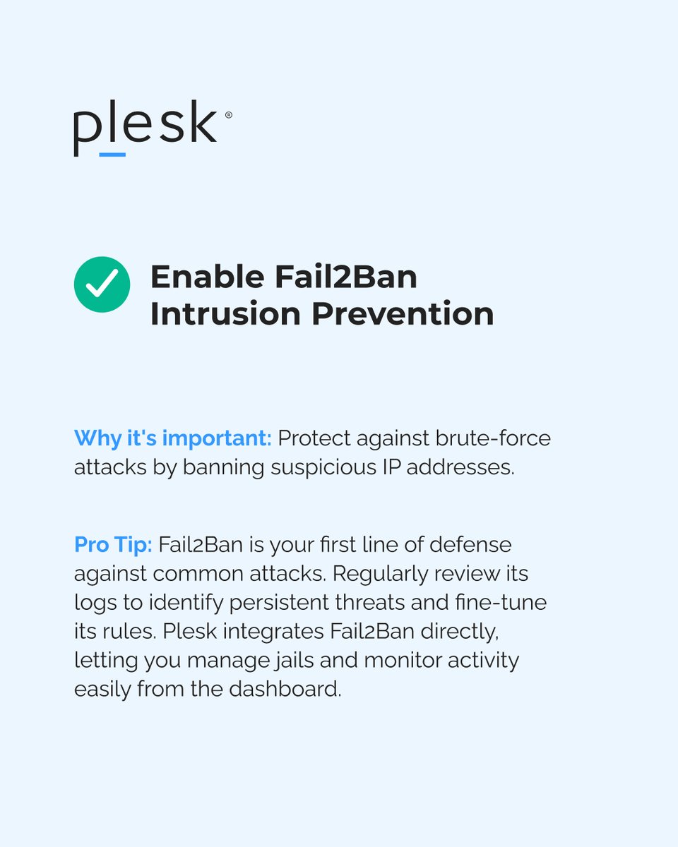 Plesk's tweet image. Don&apos;t let #ServerSecurity be your weak link! From 10 sites to 10,000, #ClientTrust and uptime depend on it. Our Plesk Pro: Security &amp;amp; Compliance Readiness Checklist guides you through preventing #DataBreaches and delivering a safer #Hosting experience. 👉  b.link/e46s8cv4
