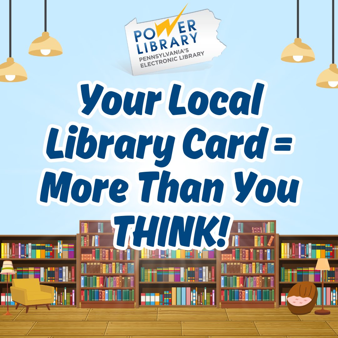 PowerLibrary's tweet image. Your library card isn’t just for books — it’s your key to knowledge, job help, hobbies, and more! Your local library gives you the power to learn anywhere — access resources from home with POWER Library!
#ReadAnywhere #LearnAnywhere #LibraryResources
bit.ly/3A4kYWu