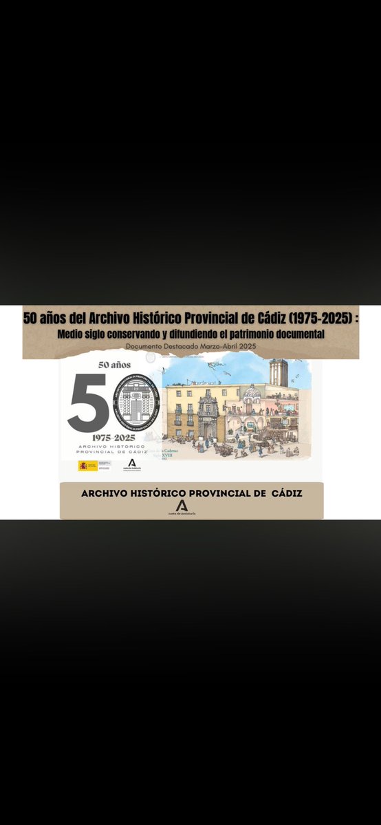 Manuel Serrano (@archivadorsalam) on Twitter photo Vídeos sobre el 50 aniversario de <a href="/AhpCadiz/">Archivo Histórico Provincial de Cádiz</a>
youtu.be/lRGjpIG65H4?si…
youtu.be/vLqj60iTVlY?si… Vídeos sobre el 50 aniversario de <a href="/AhpCadiz/">Archivo Histórico Provincial de Cádiz</a>
youtu.be/lRGjpIG65H4?si…
youtu.be/vLqj60iTVlY?si…