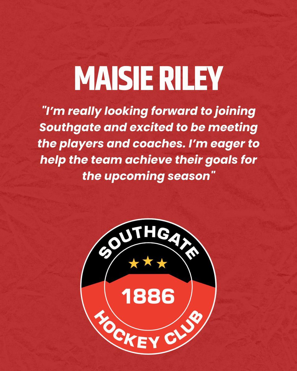 We are pleased to announce Maisie will be joining Southgate this season! 

Welcome Maisie 🔴⚫️