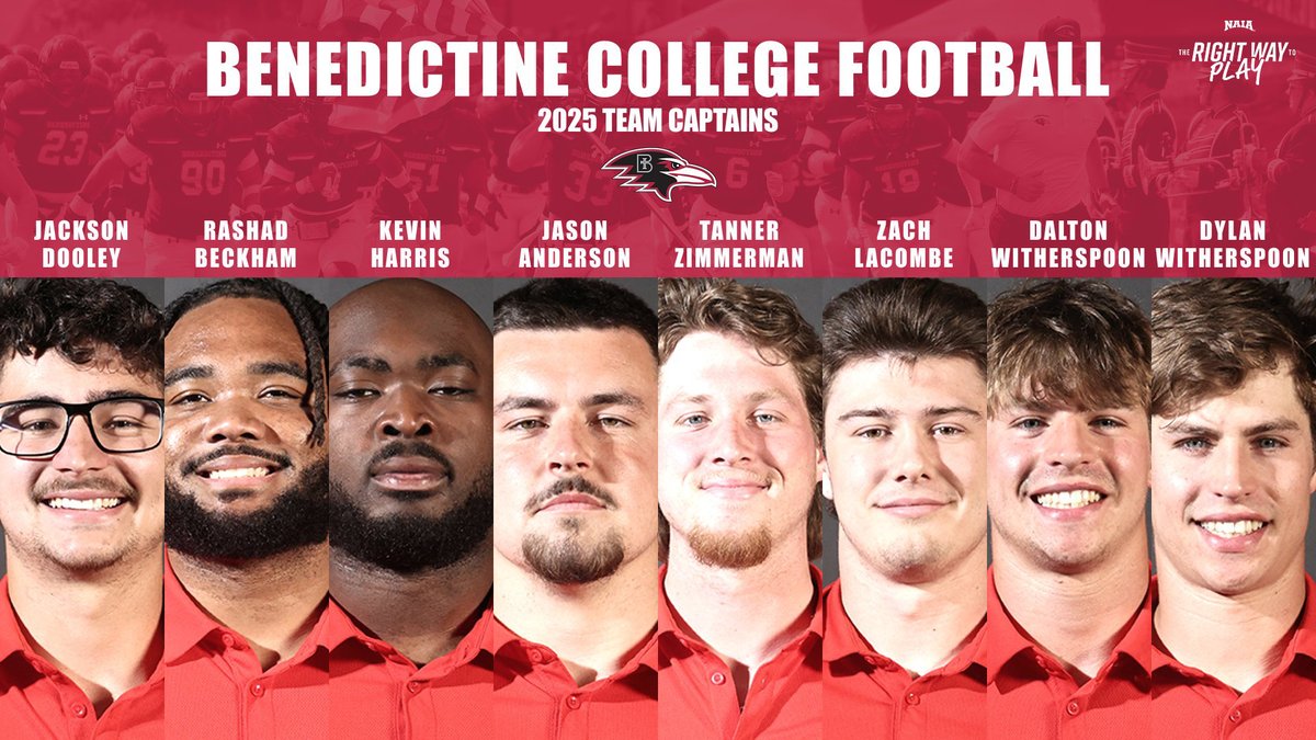 Raven Athletics (@ravenathletics) on Twitter photo .<a href="/RavenFootballBC/">Benedictine Football</a> announces 2025 Team Captain | tinyurl.com/2b2l9b89 #TheRightWaytoPlay #UnleashGreatness .<a href="/RavenFootballBC/">Benedictine Football</a> announces 2025 Team Captain | tinyurl.com/2b2l9b89 #TheRightWaytoPlay #UnleashGreatness