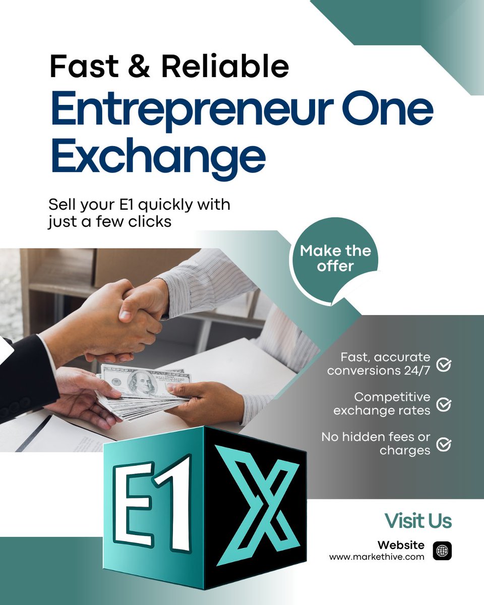 Markethive is rewriting the rules of digital entrepreneurship with the launch of the Entrepreneur One Exchange (E1X) – The E1 Store.

For years, our Entrepreneur One (E1) members have fueled Markethive’s growth, unlocking wealth-building rewards like ILP, which will distribute