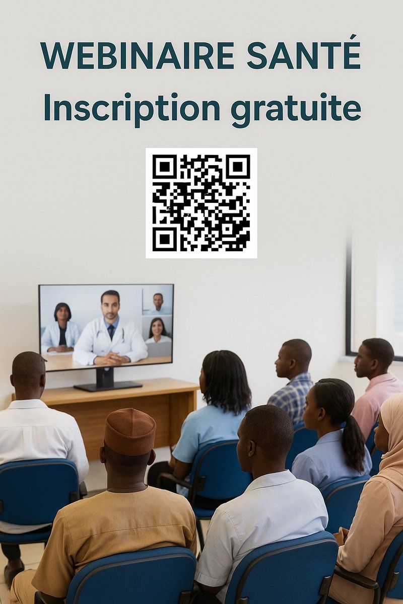 📅 Date : Samedi 23 août 2025🕒 Heure : 14h00 GMT
 en ligne – Gratuit
🎤 Conférencier principal : Dr Salif KONÉ – Pneumologue, tabacologue
🌟 Invitée d’honneur : Dr Lamia Chergui – Pneumologue, CHU Tenon (Paris)
🔗 clusterdigitalafrica.com/webinaires/web…
#SantéRespiratoire #mali