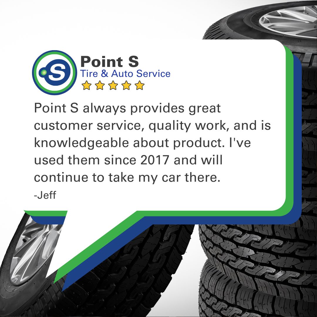 pointsauto's tweet image. "Point S always provides great customer service, quality work, and is knowledgeable about product. I've used them since 2017 and will continue to take my car there." -Jeff

Thanks for the loyalty and kind words, Jeff.

#CustomerReview #NoStressWithPointS #CustomerLove #PointS