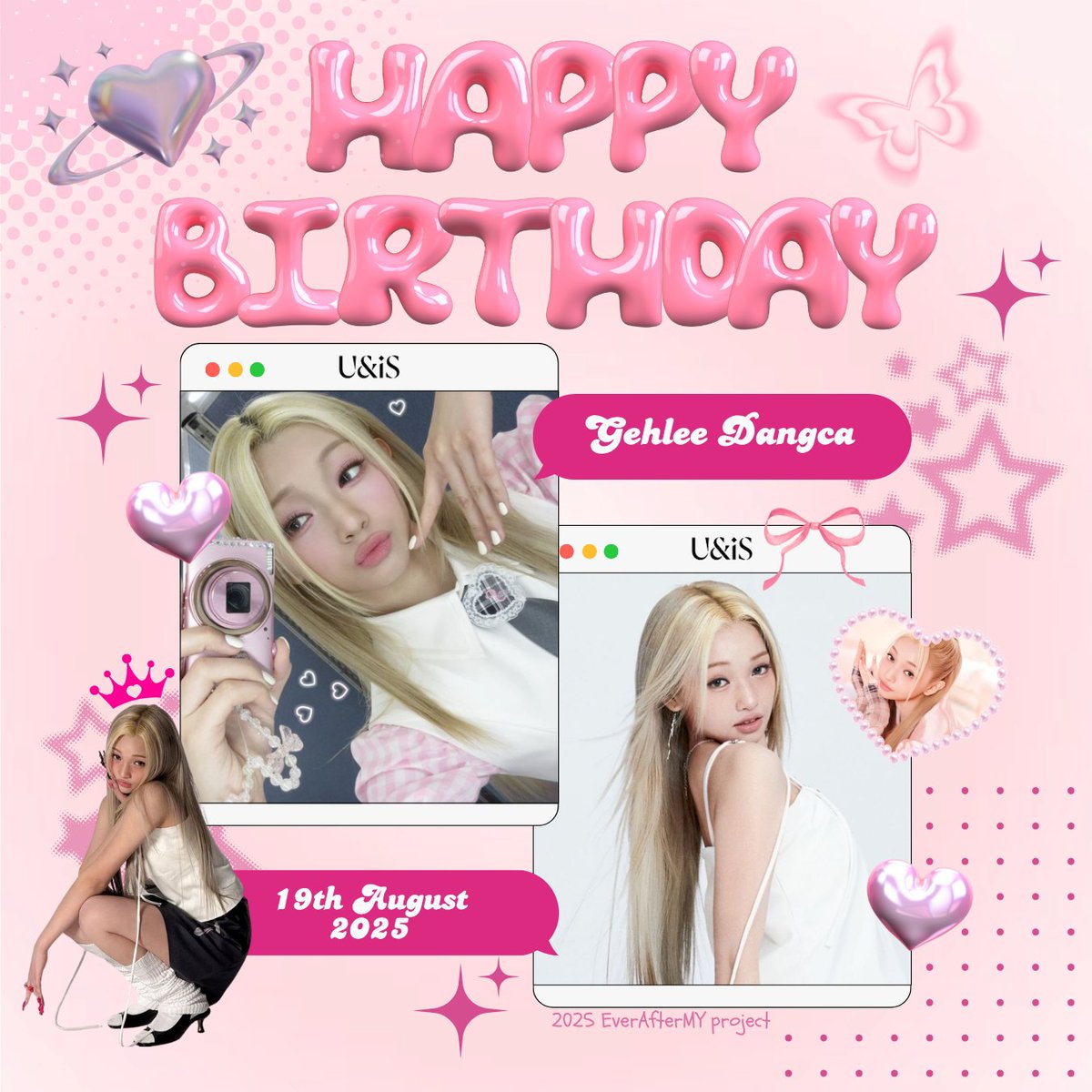 EverAfterMY's tweet photo. Happy birthday UNIS Princess💕
It's our girly Gehlee Birthday 🎀 Selamat Hari Lahir Gehlee✨ from Malaysia EverAfter
#UNIS #유니스 #GEHLEE #젤리 #EverAfterMY https://t.co/onZKR8DiQY
