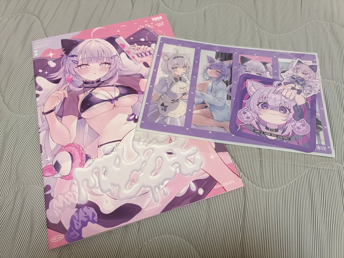 にしろはと先生(<a href="/Nishironpas/">にしろはと</a>)の新刊セット
えっちだ…(直球)
綺麗と可愛いが共存している、そんな感じです…🫶
透き通るような透明感がとっても大好きです🥰