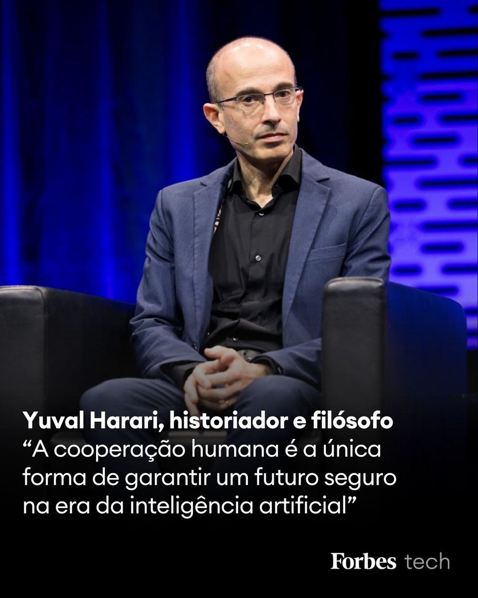 ForbesBR's tweet image. Durante o evento inaugural do SP2B o historiador e filósofo Yuval Harari trouxe reflexões profundas sobre os desafios da inteligência artificial. 

Leia mais: forbes.com.br/forbes-tech/20…

(Fotos: SP2B-HOUSE/ Martin Kraft)

#YuvalHarari #SP2B #Futuro #ForbesBR