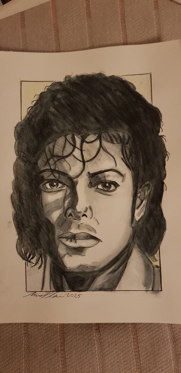 My art in watercolor #Watercolor #portrait #kingofpop #michaeljackson <a href="/michaeljackson/">Michael Jackson</a> #myart