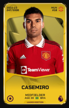 Giveaway!

Casemiro Limited - 1/1000

1. Go follow <a href="/SystSports/">Systematic Sports</a> and <a href="/SIROB_/">SIROB</a> 
2. Like their pinned post!

Make sure to checkout their product!

Entries close on 22/08

#Giveaway #sorare #ETH