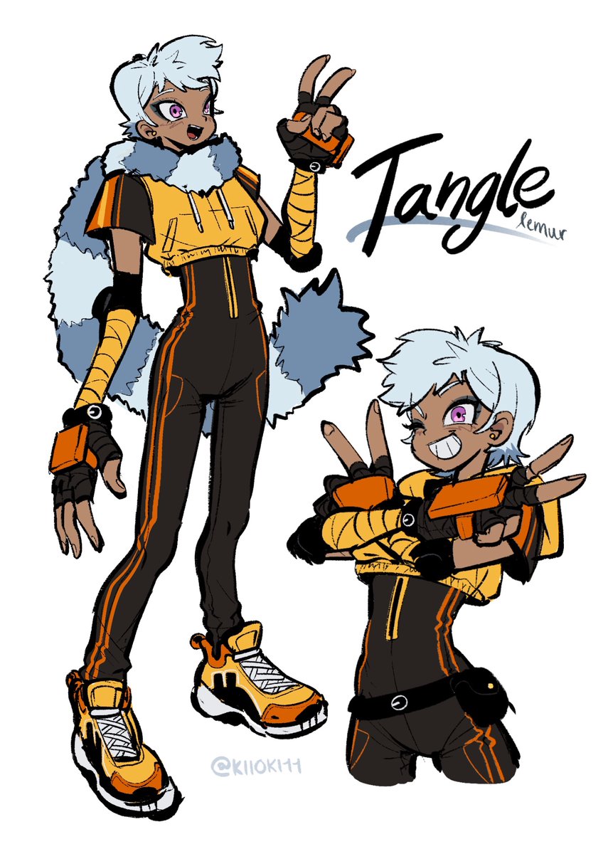 Whisper and tangle 🤎🩶