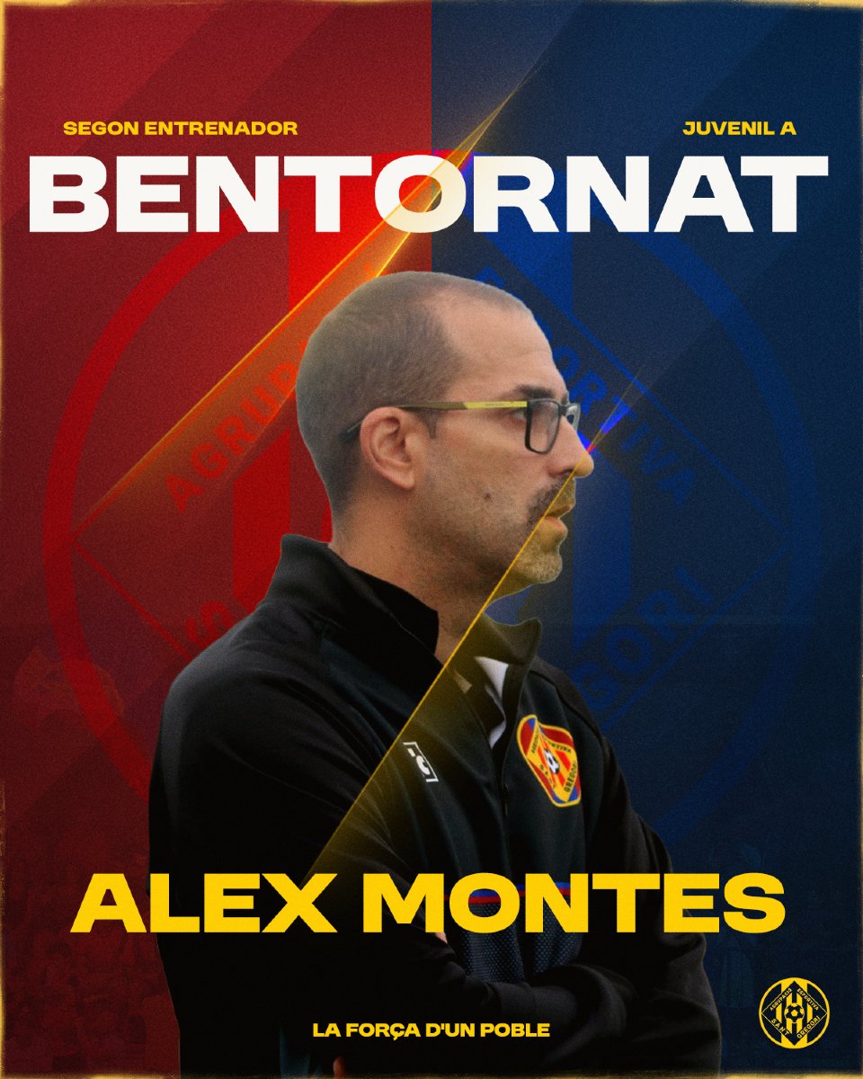 ✍️ Alex Montes torna a casa com a segon entrenador del Juvenil A 👏

Contents de tornar a sumar junts! 😍