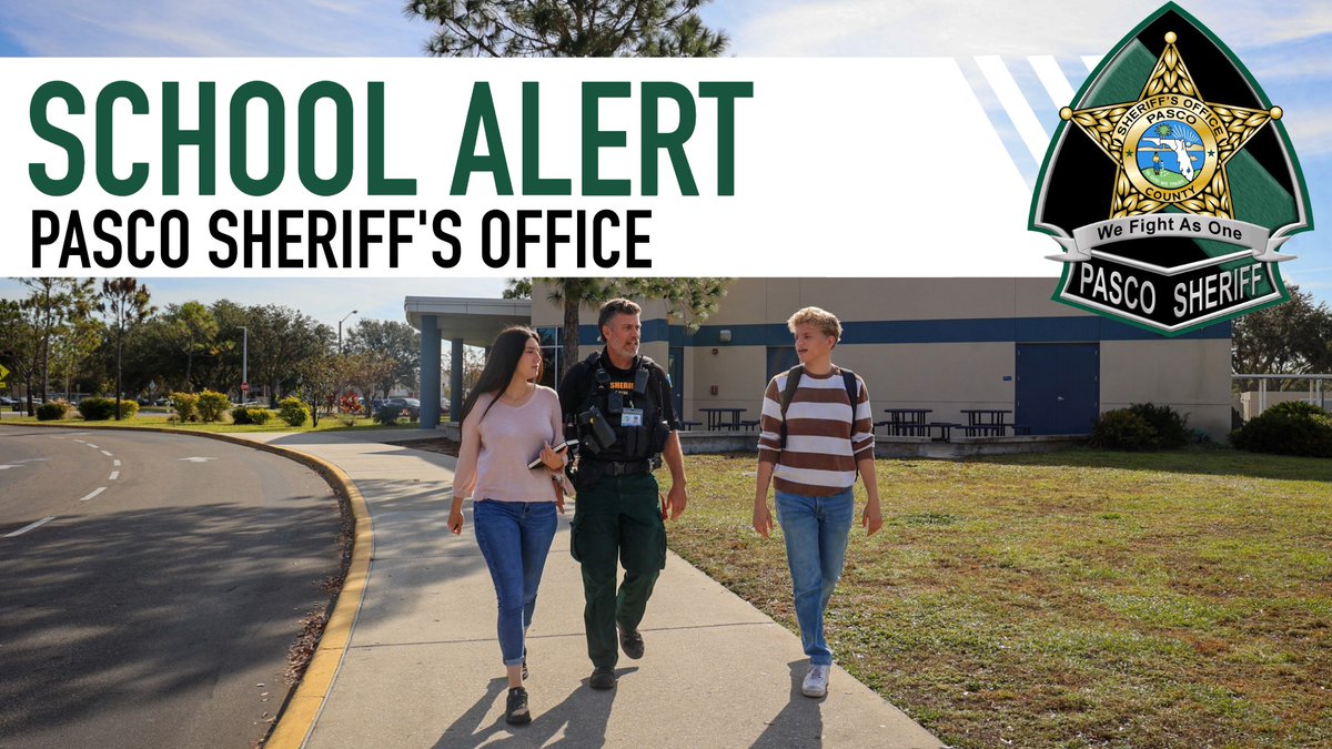 Pasco Sheriff’s Office deputies arrested a 13-year-old student from Angeline Academy for making written threats to kill. There is no public safety threat to Angeline Academy.
PSO once again urges parents and guardians to speak with their children about the consequences of making