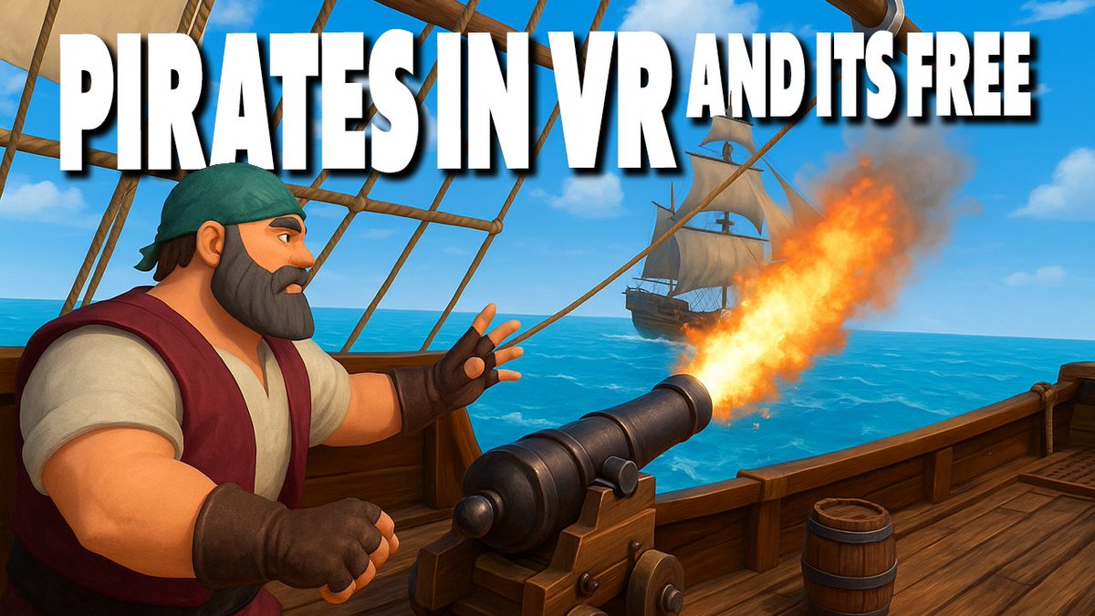 WelshgamerVr's tweet photo. Me and @Clickster15 became Pirates in the FREE game SailVR. Usual antics when we get together and had alot of fun.
@RedTeamGames
โก๏ธhttps://t.co/epSFtlznes
#vr #quest3 #vrgaming #questcreatorpartner #sailvr https://t.co/FzvkQUwH34