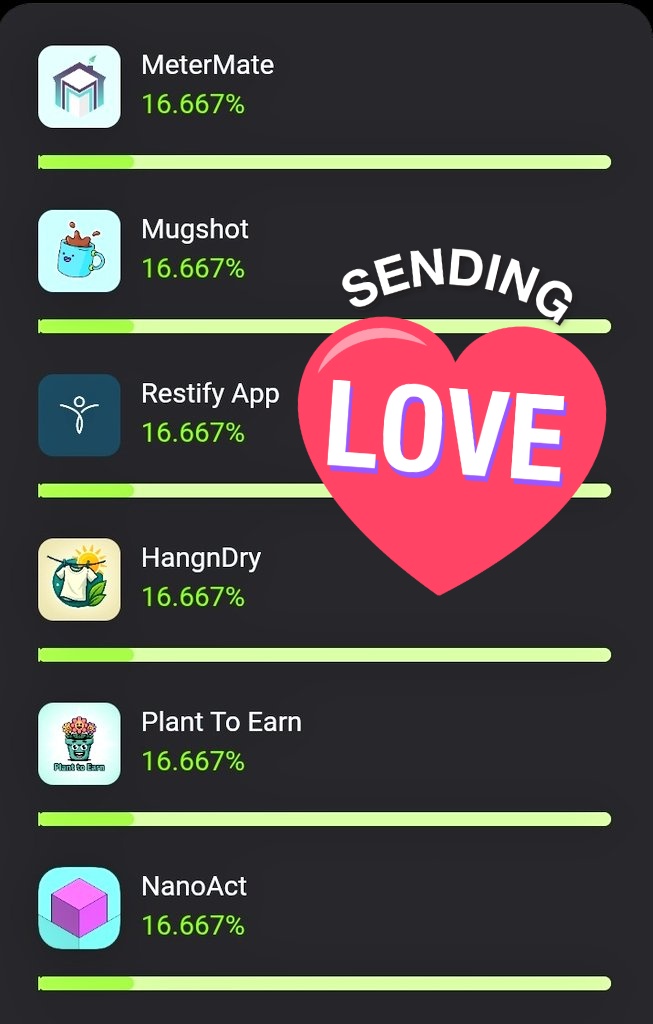 jackson_vechain's tweet photo. On going 60 Round! Don't Miss Your VoTe For 
My favorite DApps 🔥 
@meter_mate @mugshot_vet @Restify_App @HangnDry @plant2earnxyz @NanoActDao 
Sending LöVe ♥️ https://t.co/p3Sc2IyAg7