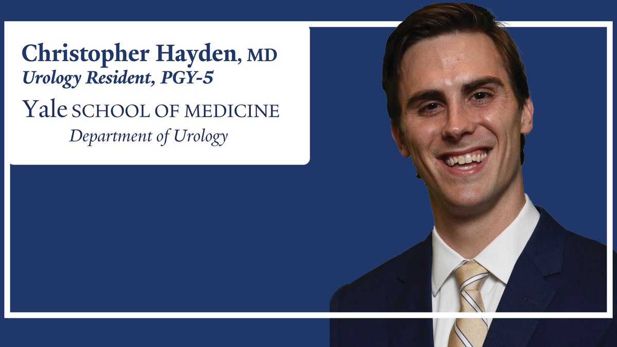 It's a match! One of our chief residents, Christopher Hayden, MD, matched to <a href="/PennMedicine/">Penn Medicine</a> Urology for their Minimally Invasive, Robotics, and Endourology Fellowship.

Congratulations!

#OurResidentsRock

<a href="/YaleMed/">Yale School of Medicine</a>
