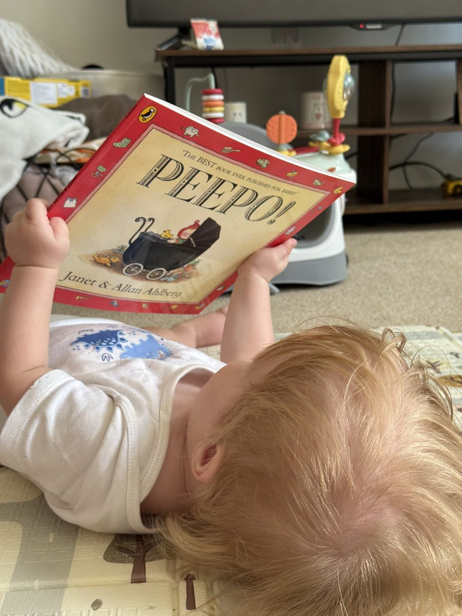 xSW94's tweet photo. Little book worm in the making 📚
Any good classics I need to introduce him too.... https://t.co/YN7AG7hqyN