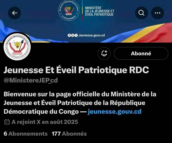 Arriver à la tête d'un grand ministère comme Celui de la jeunesse avec comme première action; créer un nouveau compte Twitter alors qu'il existait 1 depuis 2019, c'est de l'amateurisme pô. #L'eveil Patriotique c'est le respect du principe de la continuité du service pû de l'État.