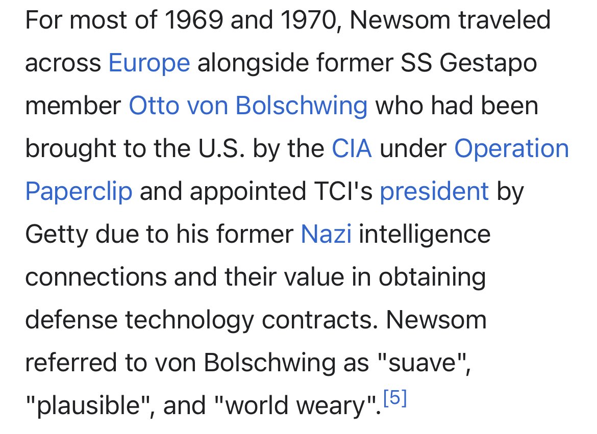 Gavin Newsom’s father was rolling with nazis ⚡️⚡️
