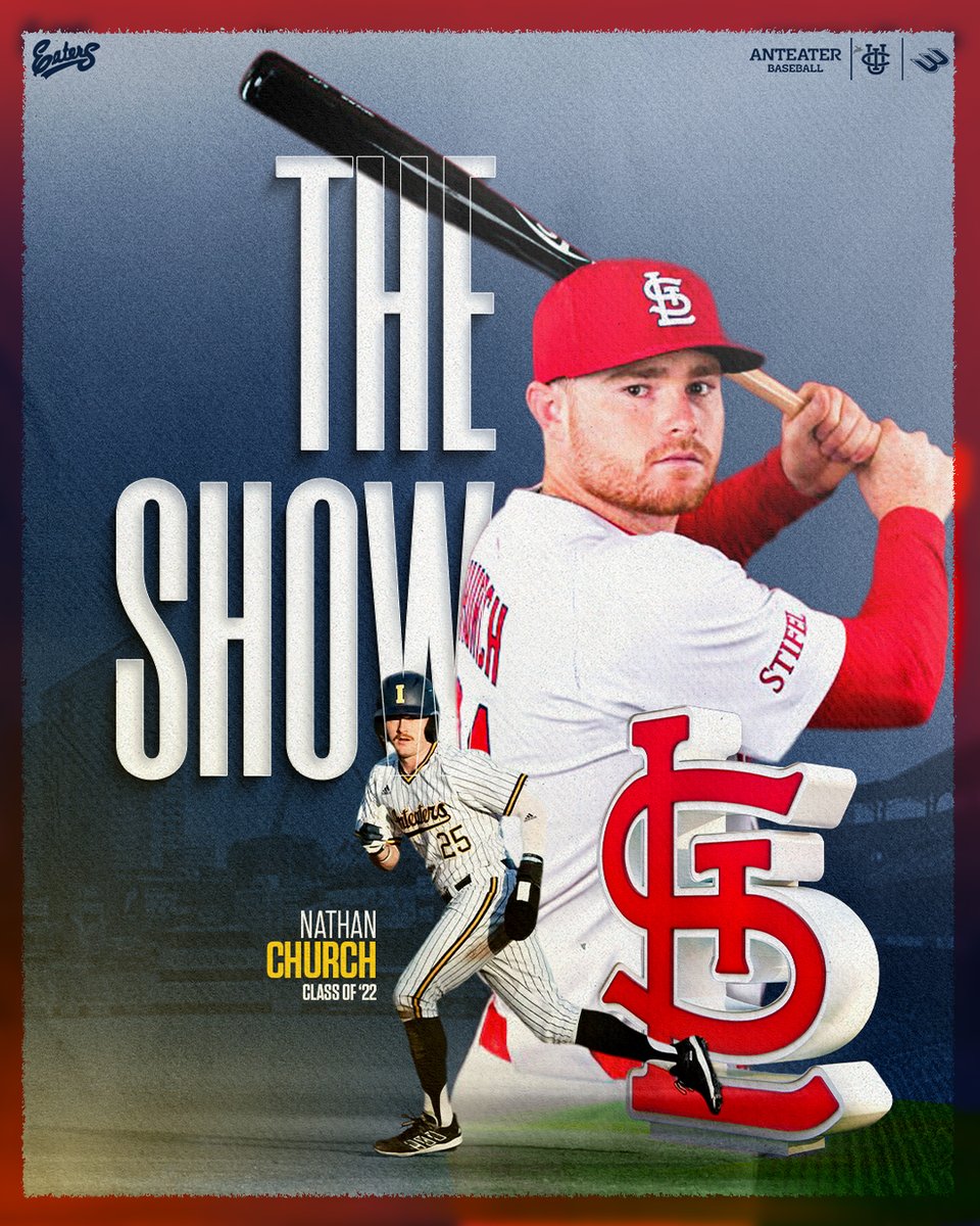𝐂𝐡𝐮𝐫𝐜𝐡 𝐭𝐨 𝐓𝐡𝐞 𝐒𝐡𝐨𝐰 🏟️ 

Congratulations to alum Nathan Church on making his MLB Debut with the St. Louis Cardinals!

#EatersGottaEat | #RipEm