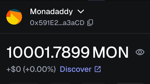 One Click Contracts (@clickonchain) on Twitter photo gMonad Moggers 🟣
We are so back with 10001 $MON for our community
Steps:
✅RT this tweet
✅Comment address
✅Follow <a href="/ClickOnchain/">One Click Contracts</a>
$MON giveaway after 500 comments👇 gMonad Moggers 🟣
We are so back with 10001 $MON for our community
Steps:
✅RT this tweet
✅Comment address
✅Follow <a href="/ClickOnchain/">One Click Contracts</a>
$MON giveaway after 500 comments👇
