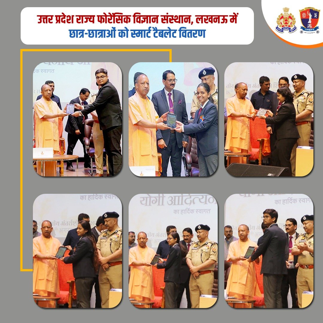 UP POLICE (@uppolice) on Twitter photo рдорд╛0 рдореБрдЦреНрдпрдордВрддреНрд░реА рдЙ0рдкреНрд░0, рд╢реНрд░реА рдпреЛрдЧреА рдЖрджрд┐рддреНрдпрдирд╛рде рдЬреА рджреНрд╡рд╛рд░рд╛ рд▓рдЦрдирдК рд╕реНрдерд┐рдд рдЙ0рдкреНрд░0 рд░рд╛рдЬреНрдп рдлреЙрд░реЗрдВрд╕рд┐рдХ рд╡рд┐рдЬреНрдЮрд╛рди рд╕рдВрд╕реНрдерд╛рди рдореЗрдВ 03 рджрд┐рд╡рд╕реАрдп рдЕрдВрддрд░рд░рд╛рд╖реНрдЯреНрд░реАрдп рд╢рд┐рдЦрд░ рд╕рдореНрдореЗрд▓рди рдХрд╛ рд╢реБрднрд╛рд░рдВрдн рдХрд░рддреЗ рд╣реБрдП рдореЗрдзрд╛рд╡реА рдЫрд╛рддреНрд░-рдЫрд╛рддреНрд░рд╛рдУрдВ рдХреЛ рд╕реНрдорд╛рд░реНрдЯ рдЯреИрдмрд▓реЗрдЯ рдХрд╛ рд╡рд┐рддрд░рдг рдХрд┐рдпрд╛ рдЧрдпрд╛ред
#SmartPolicing
#ForensicScience
#UPPolice рдорд╛0 рдореБрдЦреНрдпрдордВрддреНрд░реА рдЙ0рдкреНрд░0, рд╢реНрд░реА рдпреЛрдЧреА рдЖрджрд┐рддреНрдпрдирд╛рде рдЬреА рджреНрд╡рд╛рд░рд╛ рд▓рдЦрдирдК рд╕реНрдерд┐рдд рдЙ0рдкреНрд░0 рд░рд╛рдЬреНрдп рдлреЙрд░реЗрдВрд╕рд┐рдХ рд╡рд┐рдЬреНрдЮрд╛рди рд╕рдВрд╕реНрдерд╛рди рдореЗрдВ 03 рджрд┐рд╡рд╕реАрдп рдЕрдВрддрд░рд░рд╛рд╖реНрдЯреНрд░реАрдп рд╢рд┐рдЦрд░ рд╕рдореНрдореЗрд▓рди рдХрд╛ рд╢реБрднрд╛рд░рдВрдн рдХрд░рддреЗ рд╣реБрдП рдореЗрдзрд╛рд╡реА рдЫрд╛рддреНрд░-рдЫрд╛рддреНрд░рд╛рдУрдВ рдХреЛ рд╕реНрдорд╛рд░реНрдЯ рдЯреИрдмрд▓реЗрдЯ рдХрд╛ рд╡рд┐рддрд░рдг рдХрд┐рдпрд╛ рдЧрдпрд╛ред
#SmartPolicing
#ForensicScience
#UPPolice