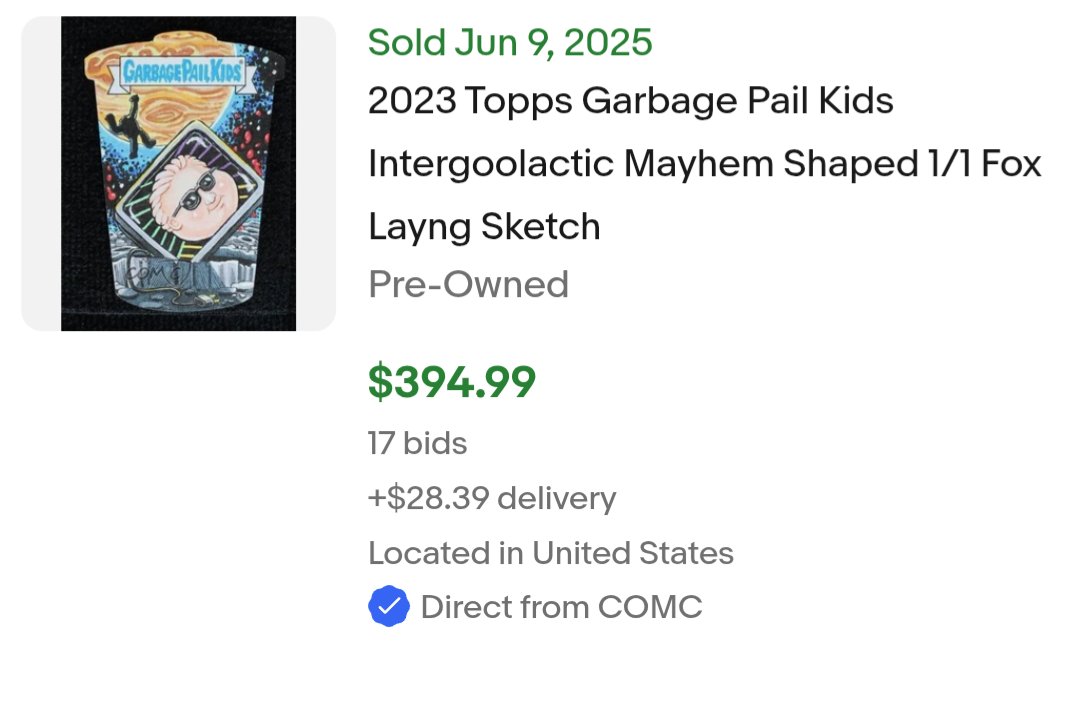 FoxLayng's tweet photo. Whoa! Been a crazy few months for Fox sketches. Ranging from $135 for a Green Tier #GPK40th to near $5k ask for a #VeeFriend. It seems as if there's something for collectors & investors. People are noticing!
Let's see your #FoxLayng sketches in the comments all you #FoxHunters! https://t.co/cY0uNzsbdw