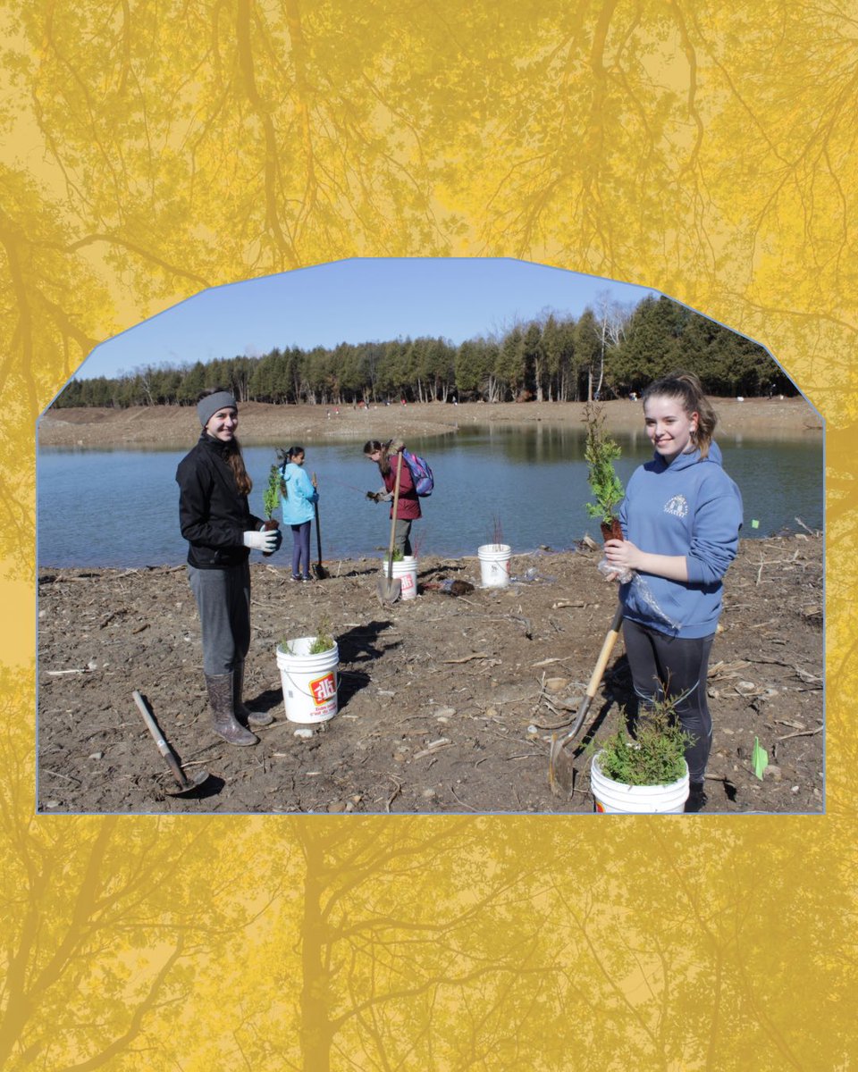 Grade 7 &amp; 8 students from Aberfoyle Community School joined our Aberfoyle Pit team to plant native trees. 🌿
These plantings restore the landscape, &amp; provide new habitats for local wildlife. 🦋A big thank you to these young environmental leaders. 🌎
#TreePlanting #Community