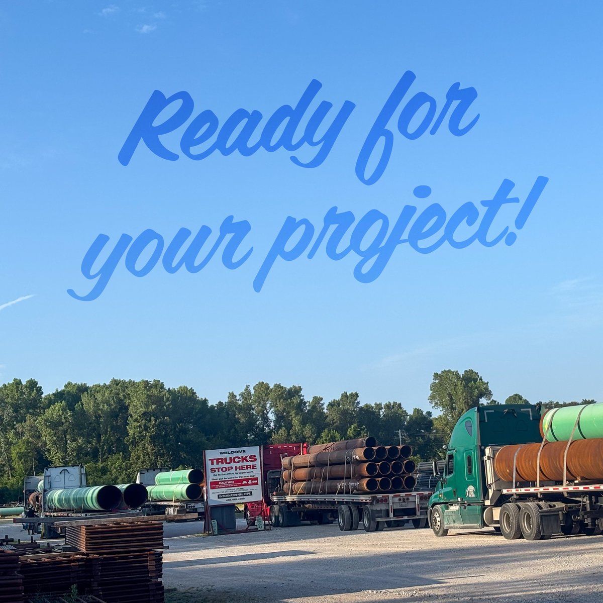 Need pipe? Go with the team that has it on the ground! Call us at (800) 716-7473 to get your order rolling today!

#InternationalPipe #SteelPipe #PipeYard #PipeTransport