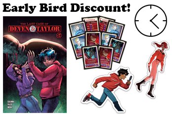 Early Bird Discounts will get you tons of "Deven &amp; Taylor" merch for a limited-time lower price!
kickstarter.com/projects/philf…