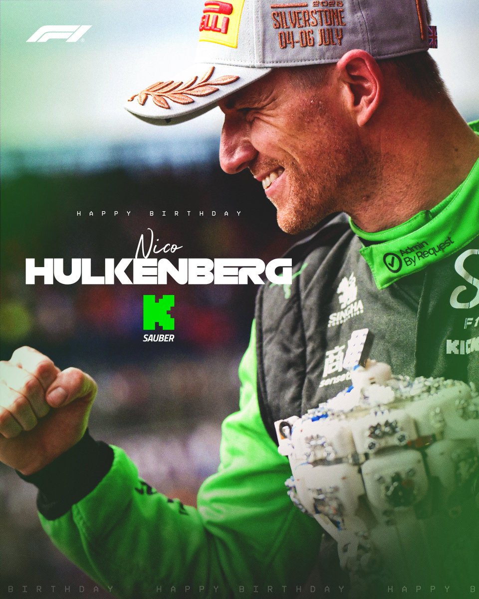 Formula 1 (@f1) on Twitter photo It's Nicoooo's Huuuuulken-birthday! 🥳
Wishing our most recent addition to the podium-finish club a wonderful day 🎁
#F1 <a href="/HulkHulkenberg/">Nico Hülkenberg</a> It's Nicoooo's Huuuuulken-birthday! 🥳
Wishing our most recent addition to the podium-finish club a wonderful day 🎁
#F1 <a href="/HulkHulkenberg/">Nico Hülkenberg</a>