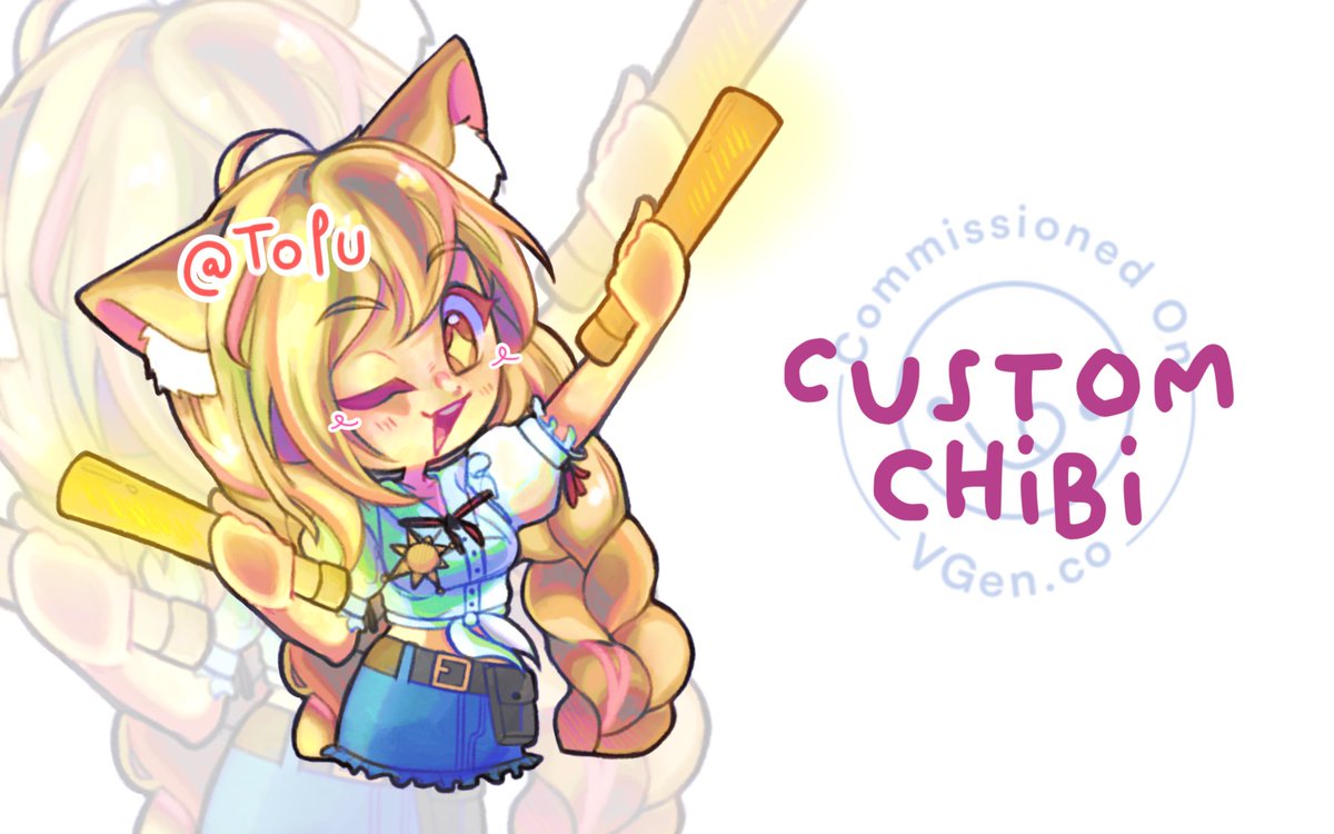 Tofu ( •̀ ω •́ )✧ - Open - (Chibi / Anime artist) tweet media