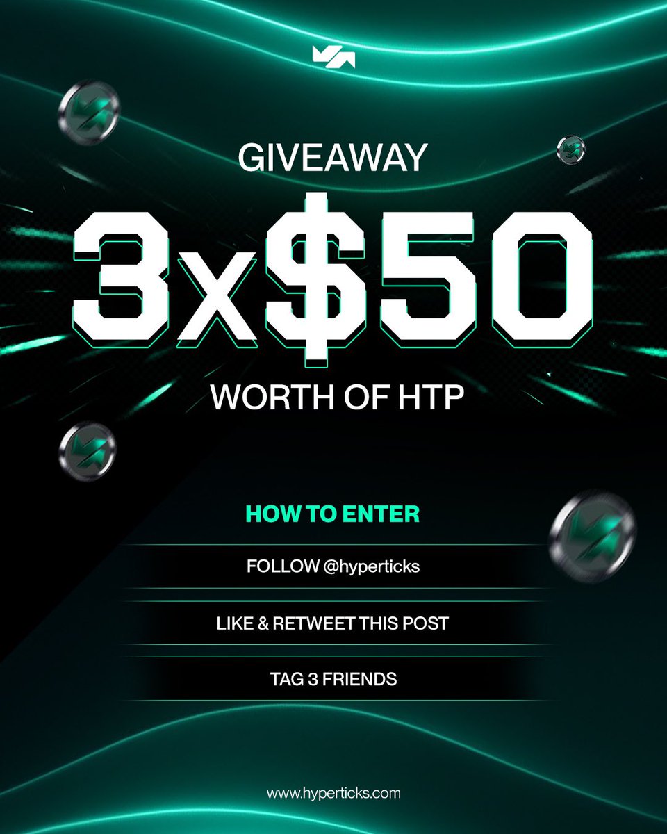 🚨 Giveaway Time! 🚨
A new futures prop firm is launching soon — Hyper Ticks 👀

To celebrate, we’re giving away 3× $50 worth of htp to 3 lucky winner! 💸

🎯 To Enter:
✅ Follow <a href="/Hyperticks/">Hyper Ticks</a> &amp; <a href="/Marwan_fx01/">Marwan_fx</a>
✅ Join our Discord: discord.gg/wEPHkzr24f
✅ Tag 3 trader friends
✅