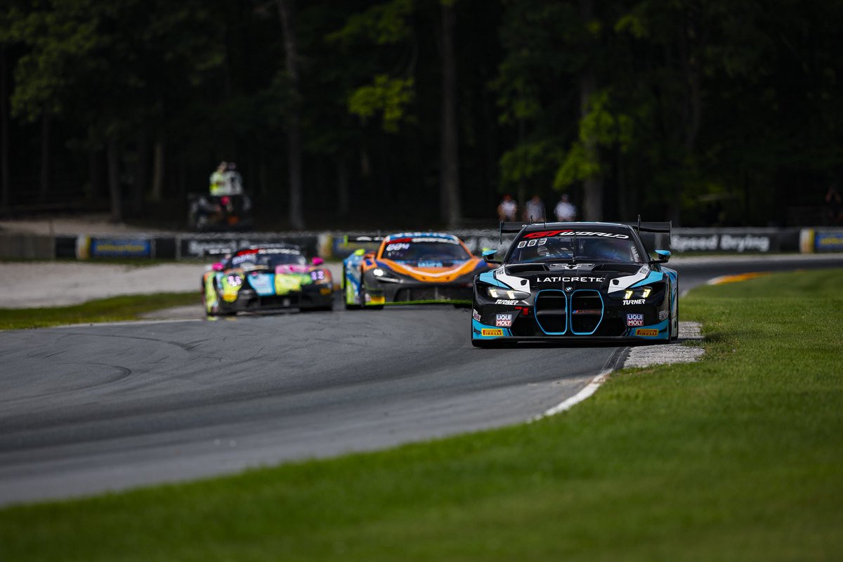 FoleyRacingRFR's tweet image. Got a 🏆 to end a crazy weekend at @roadamerica … a P2 finish gives us good points towards the championship 

Thanks to @Turnermotrsport for the hard work all weekend and for prepping a back up car for Justin to get on the podium in GTA race 2.

#GTWorld #GTRoadAmerica…