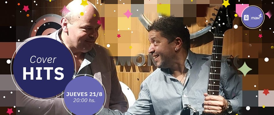 Llega otro jueves espectacular imperdible de nostalgia junto a "Coverhits" en vivo desde nuestro escenario de plaza de comidas.

 📆Jueves 21 de agosto.
⏰ 20.00 hs.
📌 Escenario plaza de comidas.

Entrada libe ¡Los esperamos!

<a href="/montevideoIM/">Intendencia de MVD</a>