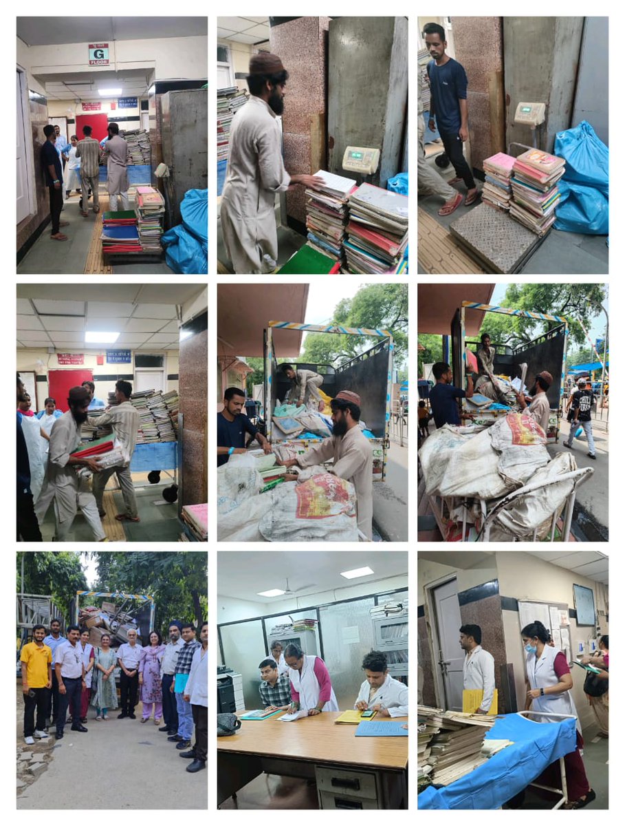 Kayakalp Unit with Gen Store&amp; Why Waste Wed NGO org Recycling initiative of exchanging 1400 kg of discarded old registers &amp;papers with recycled paper for Obs&amp; 
Gyn, Paed. Dept under guidance of Director Dr S Bansal &amp; in presence of MS Dr C Bamba, Addl MS,OIC under KayakalpManthan