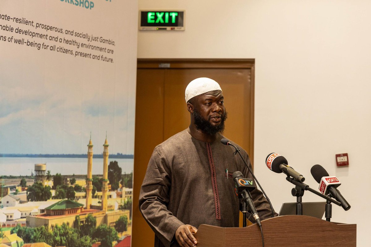 wacaprogram's tweet image. Making History!
The Gambia validates its first-ever Climate Change Act 🇬🇲✨
A landmark step—supported by the #WACA_program—towards stronger climate resilience & improved environmental governance.
#ClimateAction #Resilience #TheGambia