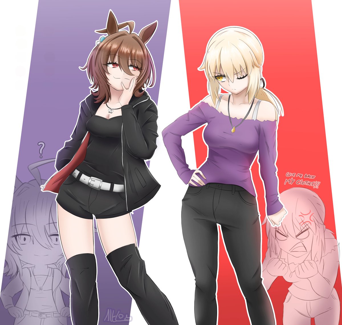 Agnes Tachyon 🔁 Saber Alter
#FGO #umamusume