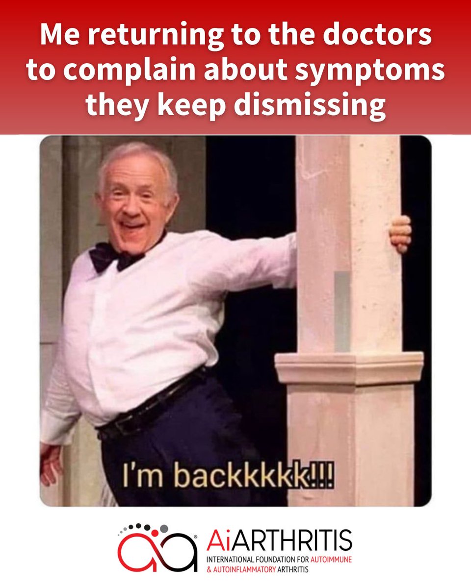 IFAiArthritis's tweet image. 👋 Hi again. Still in pain. Still real.

#ChronicIllnessMemes #ChronicMeansChronic #InvisibleIllness #AiArthritis #ChronicIllnessLife #ChronicIllnessSupport