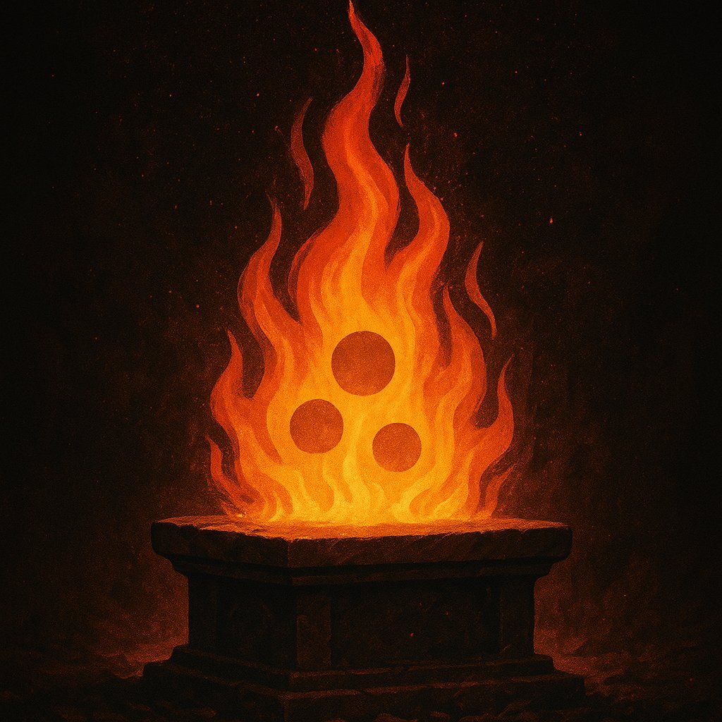 The flame sees you.

It sees the greed.
The hesitation.
The hunger to be first.

It remembers who fed it early.

Save your SOL.
What you offer may echo in the flames.

🔥