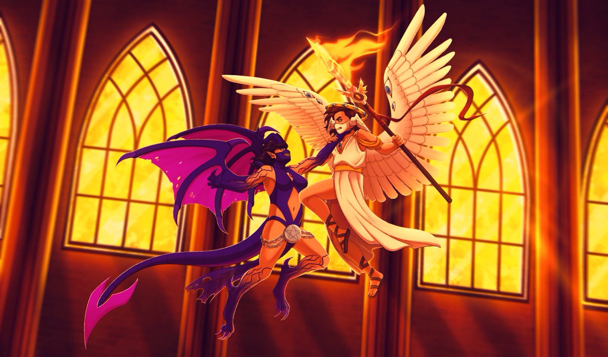 A Spiritual Battle
I finally drew something with these two!
#ranboo #ranboofanart