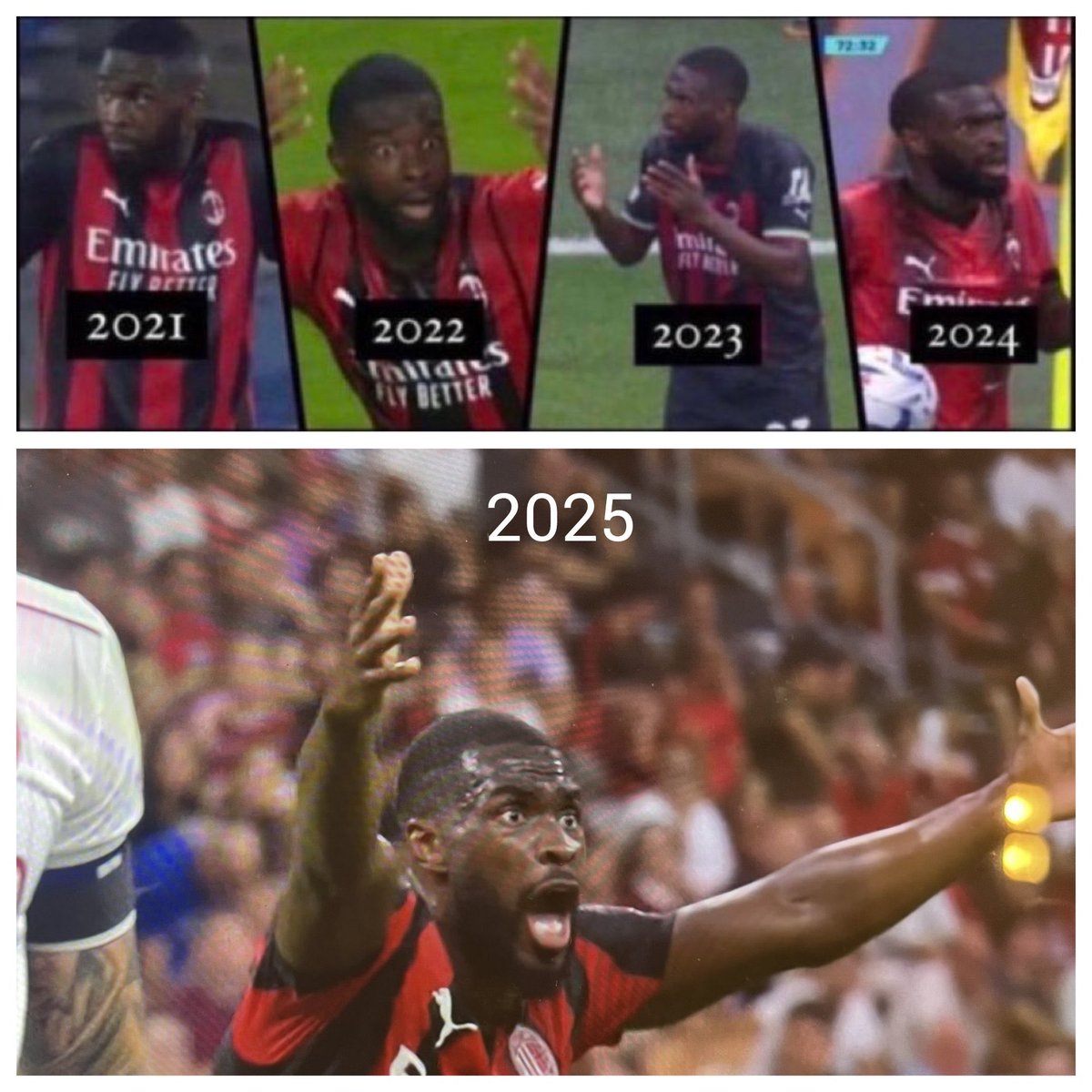 La única constancia que tiene Fikayo Tomori en Milan