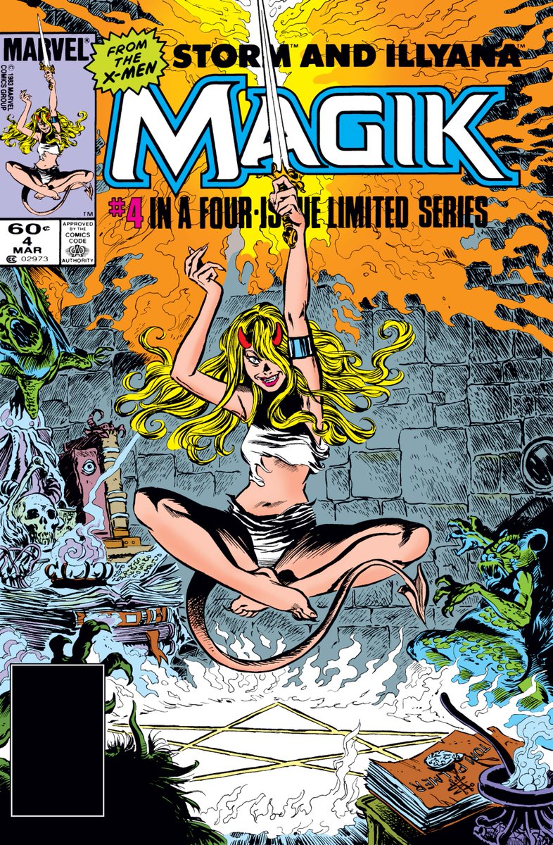 Here's my Magik #4 cover homage. This one took awhile!