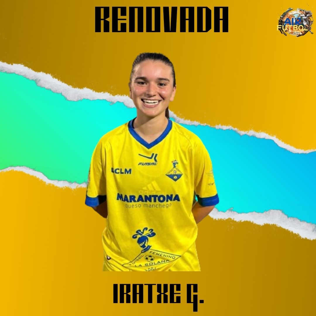📢 OFICIAL

Acuerdo de renovación entre Iratxe González🤝 <a href="/fflasolana/">Quesos La Casota FF La Solana🧀</a>  por una temporada mas en el conjunto manchego.

A por todas!!! 🔥🔥🔥