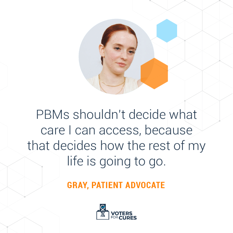 votersforcures's tweet photo. Too often, PBMs who don’t make medicines decide which treatments patients can access. It’s time to hold these middlemen accountable. Hear from para athlete Gray about why PBM reform is important to her.