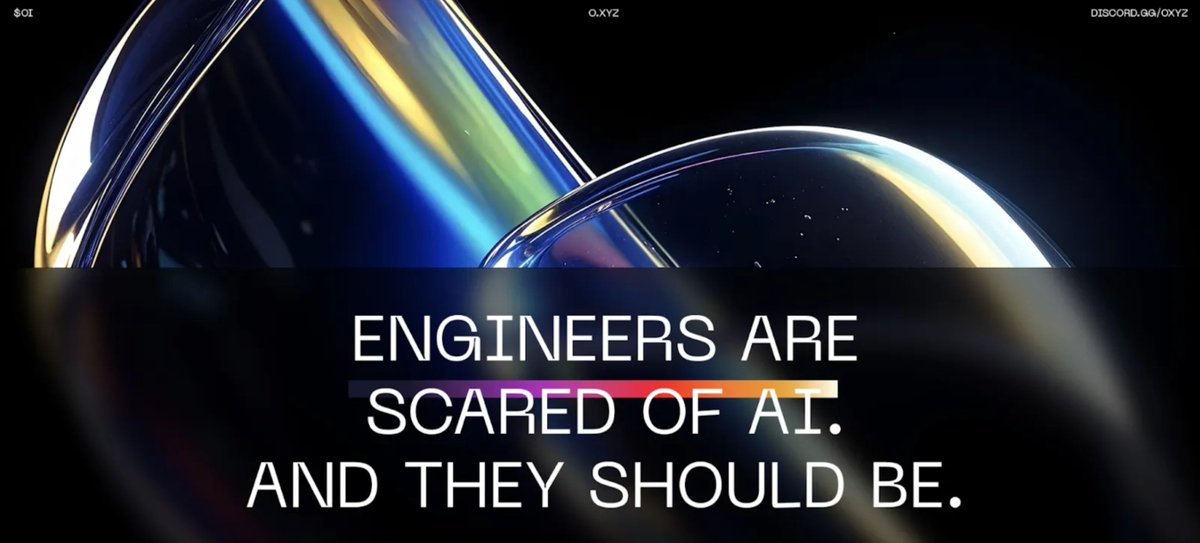 xrumka (@metaumka) on Twitter photo Be among the first to discover what <a href="/o_fndn/">O Foundation</a> is building!
> At O.XYZ, we’re not just building tools. We’re prototyping the future of work itself.
> Our research reveals the gap between what current AI coding platforms promise and what engineers actually need: Be among the first to discover what <a href="/o_fndn/">O Foundation</a> is building!
> At O.XYZ, we’re not just building tools. We’re prototyping the future of work itself.
> Our research reveals the gap between what current AI coding platforms promise and what engineers actually need: